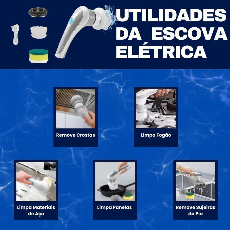 Escova Elétrica 5 em 1